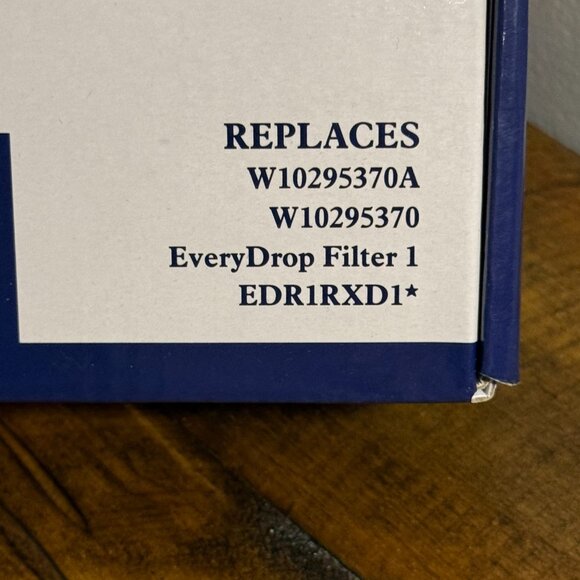 REFRIGERATOR WATER FILTER \ REPLACES WHIRLPOOL W10295370A WATER FILTER \ 3 PACK - Picture 3 of 7